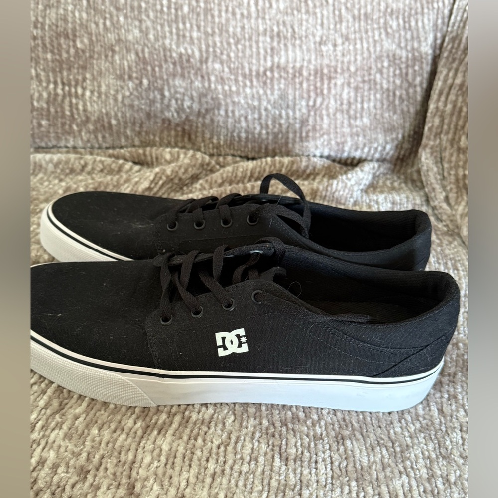 DC Trase TX Black Skate Shoes Mens Size 11 Skateboard NWOT